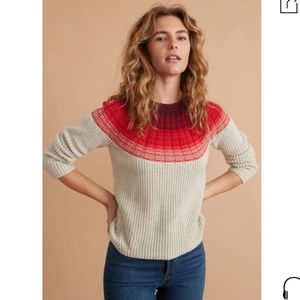 Marine layer Demi Cotton Blend Sweater In Beige